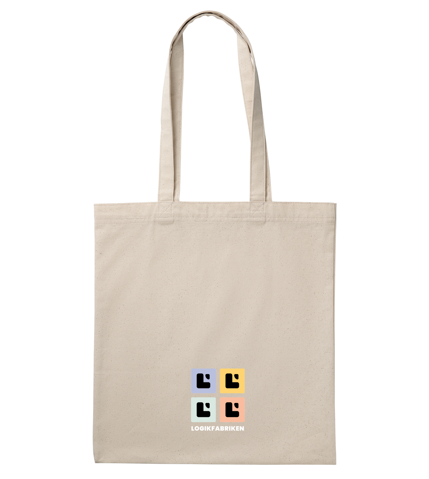 AllSquare Tote Bag - Small (Black/Beige)