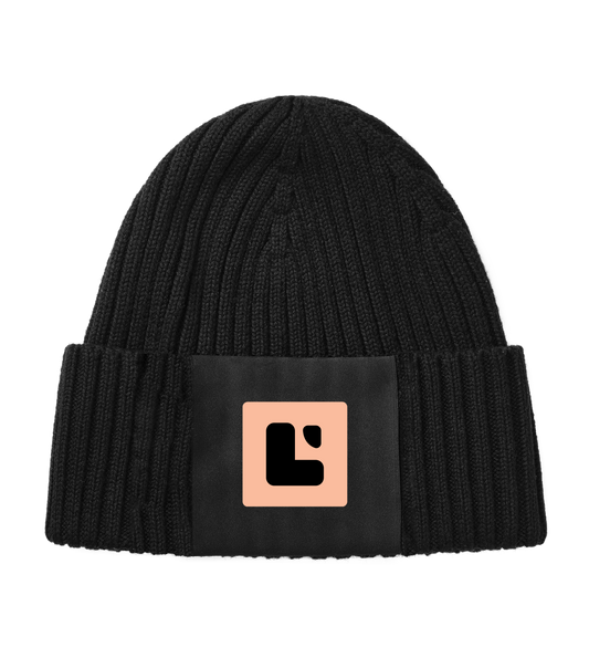 Single Logfab Beanie - Apricot- Unisex